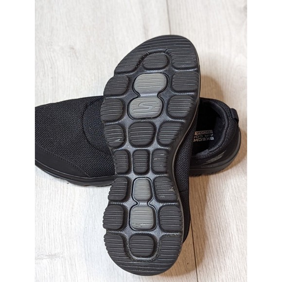 Skechers Womens 9.5 Go Walk Evolution Ultra Rapids Black Comfort Sneaker 15730 - Picture 8 of 8